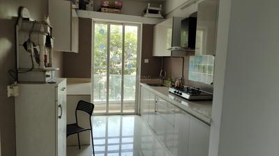 Kitchen Image of 1300 Sq.ft 2 BHK Apartment / Flat for rent in Airoli Navi Mumbai for Rs. 55000