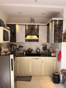 Kitchen Image of 400 Sq.ft 1 RK Builder Floor for rent in Ramesh Nagar New Delhi for Rs. 20000