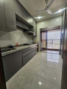 Kitchen Image of 1250 Sq.ft 3 BHK Apartment / Flat for rent in Mallhar Bhimashankar Heights, Dahisar West Mumbai for Rs. 80000