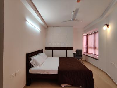 Bedroom Image of 1097 Sq.ft 2 BHK Apartment / Flat for rent in Bhartiya Nikoo Homes Phase 2, Thanisandra Bengaluru for Rs. 52002