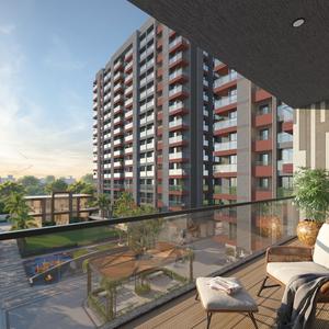 Image of 1260 Sq.ft 2 BHK Apartment / Flat for sale in Dindoli, Surat for Rs. 3340000