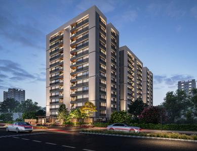 Image of 2583 Sq.ft 3 BHK Apartment / Flat for sale in Kudasan, Gandhinagar for Rs. 12600000