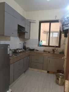 Kitchen Image of 1300 Sq.ft 3 BHK Apartment / Flat for rent in Shalimar Mannat Extension K1 To K4, Mohammadpur Chauki Lucknow for Rs. 30000