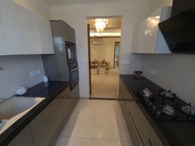 Kitchen Image of 1721 Sq.ft 3 BHK Builder Floor for sale in Motia Harmony Greens, Sanauli Zirakpur for Rs. 11500000