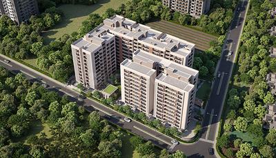 Image of 3590 Sq.ft 4 BHK Apartment / Flat for sale in Happy Aura, Ghuma, Ahmedabad for Rs. 15500000