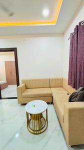 Hall Image of 650 Sq.ft 1 BHK Builder Floor for rent in Vijay Nagar Indore for Rs. 19500