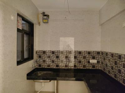 Kitchen Image of 600 Sq.ft 1 BHK Apartment / Flat for rent in Sahil Pride Residency Daffodil, Kasarvadavali Thane for Rs. 24999