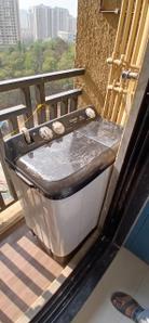 Balcony Image of 575 Sq.ft 1 BHK Apartment / Flat for rent in Unnati Woods Phase 7, Kasarvadavali Thane for Rs. 25000