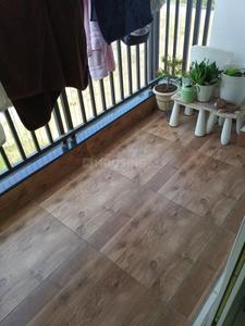 Balcony Image of 1275 Sq.ft 2 BHK Apartment / Flat for rent in Aparna Sarovar Zenith, Nallagandla Hyderabad for Rs. 45000
