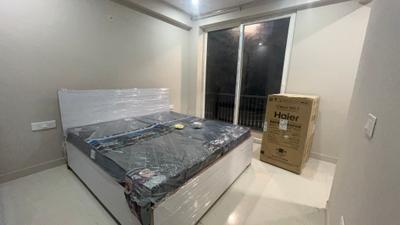 Bedroom Image of 700 Sq.ft 1 RK Builder Floor for rent in Sector 57 Gurgaon for Rs. 25000