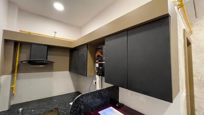 Kitchen Image of 550 Sq.ft 1 RK Builder Floor for rent in Mahalakshmi Nagar Indore for Rs. 13500