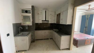 Kitchen Image of 990 Sq.ft 3 BHK Builder Floor for rent in Satbari New Delhi for Rs. 45000