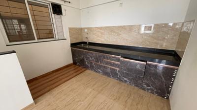 Kitchen Image of 550 Sq.ft 1 BHK Apartment / Flat for rent in VTP Leonara Building C And F, Mahalunge Pune for Rs. 22999