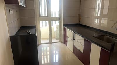 Kitchen Image of 1300 Sq.ft 2 BHK Apartment / Flat for rent in Parksyde Homes, Hanuman Nagar Nashik for Rs. 17000