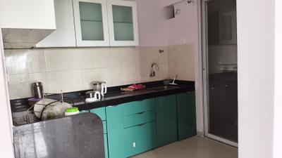Kitchen Image of 1000 Sq.ft 2 BHK Apartment / Flat for rent in Mantra Montana, Dhanori Pune for Rs. 25000