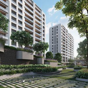 Image of 2500 Sq.ft 3 BHK Apartment / Flat for sale in Vesu, Surat for Rs. 12500000