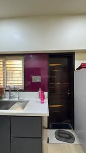 Kitchen Image of 1420 Sq.ft 3 BHK Apartment / Flat for rent in Pacifica La Habitat, Thaltej Ahmedabad for Rs. 80000