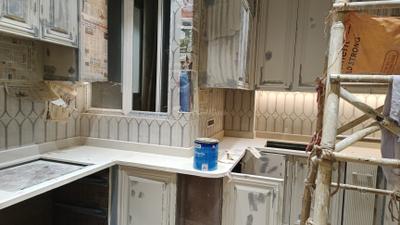 Kitchen Image of 1600 Sq.ft 3 BHK Builder Floor for sale in Kalkaji New Delhi for Rs. 50000000