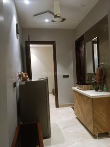 Kitchen Image of 550 Sq.ft 1 BHK Builder Floor for rent in Ashok Nagar New Delhi for Rs. 25000