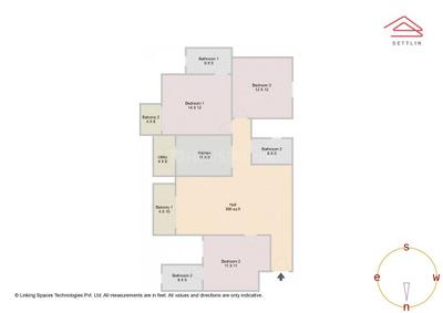 Image of 1599 Sq.ft 3 BHK Apartment / Flat for sale in Prestige Aston Park by Prestige Projects Pvt Ltd, V. Kallahalli, Bengaluru for Rs. 20000000