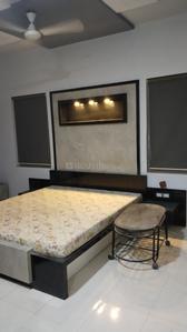 Bedroom Image of 2800 Sq.ft 3 BHK Independent House for rent in Prahlad Nagar Ahmedabad for Rs. 50000