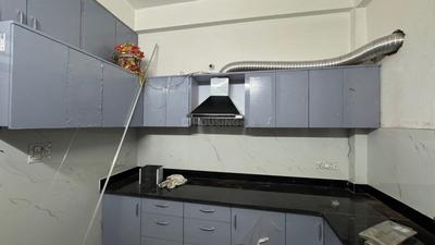 Kitchen Image of 600 Sq.ft 1.5 BHK Builder Floor for rent in Kalyanpur Kanpur for Rs. 24000