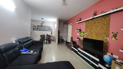 Living Room Image of 1517 Sq.ft 3 BHK Apartment / Flat for sale in Bren Trillium, Rayasandra Bengaluru for Rs. 14200000