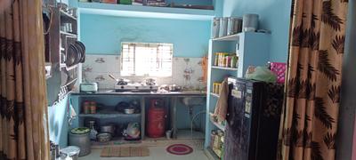 Kitchen Image of 600 Sq.ft 2 BHK Independent House for sale in Chandra Nagar Indore for Rs. 6500000
