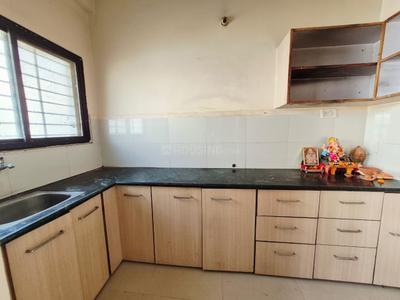 Kitchen Image of 650 Sq.ft 1 BHK Apartment / Flat for rent in Mahalakshmi Nagar Indore for Rs. 9500