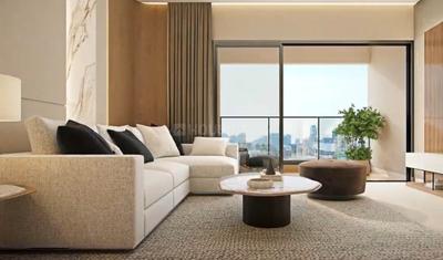 Living Room Image of 1038 Sq.ft 2 BHK Apartment / Flat for sale in Airoli Navi Mumbai for Rs. 14900000