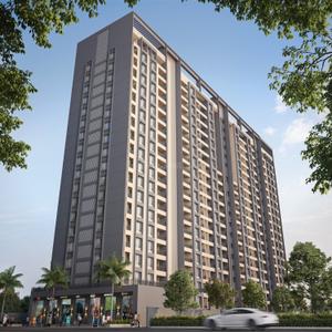 Image of 1120 Sq.ft 2 BHK Apartment / Flat for sale in Sahyadri Plumeria, Moshi, Pune for Rs. 6700000