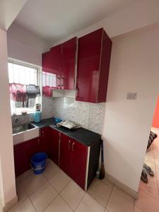 Kitchen Image of 520 Sq.ft 1 BHK Apartment / Flat for rent in Bengal Sampoorna, New Town Kolkata for Rs. 12000