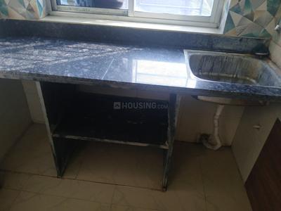 Kitchen Image of 600 Sq.ft 1 BHK Apartment / Flat for rent in New Town Kolkata for Rs. 6500