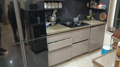 Kitchen Image of 1230 Sq.ft 2 BHK Apartment / Flat for rent in Aurum Q Residences R3, MIDC Industrial Area Navi Mumbai for Rs. 80000