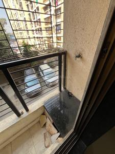 Balcony Image of 692 Sq.ft 1 BHK Apartment / Flat for rent in Om Shivam Residency, Kamothe Navi Mumbai for Rs. 21000