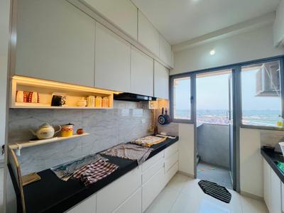 Kitchen Image of 1200 Sq.ft 2 BHK Apartment / Flat for rent in Adani Aster Neo, Shantigram Ahmedabad for Rs. 45000