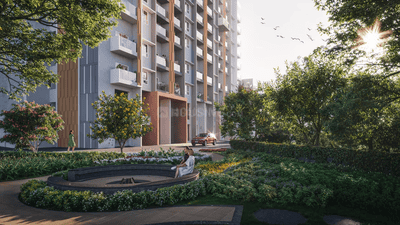 Image of 1498 Sq.ft 3 BHK Apartment / Flat for sale in Godrej Emerald Waters, Pimpri, Pune for Rs. 16200000