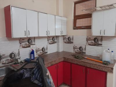 Kitchen Image of 601 Sq.ft 2 BHK Builder Floor for rent in Preet Vihar New Delhi for Rs. 18000