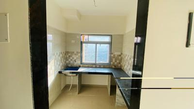 Kitchen Image of 580 Sq.ft 1 BHK Apartment / Flat for sale in Vihang Marina, Thane West Thane for Rs. 5100000
