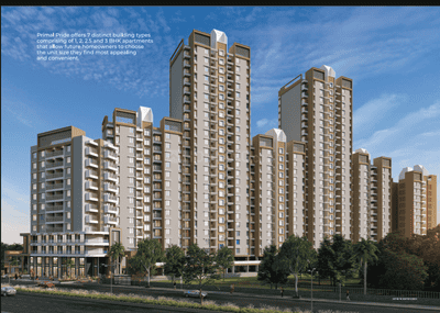 Image of 957 Sq.ft 2 BHK Apartment / Flat for sale in Primal Pride, Moshi, Pune for Rs. 5100000