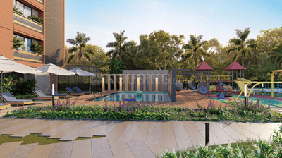 Image of 2349 Sq.ft 3 BHK Apartment / Flat for sale in Origin Park, Sargasan, Gandhinagar for Rs. 9918000