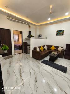 Hall Image of 600 Sq.ft 1 BHK Apartment / Flat for rent in Mahalakshmi Nagar Indore for Rs. 20000