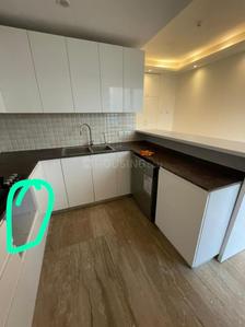 Kitchen Image of 1380 Sq.ft 2 BHK Apartment / Flat for rent in Supertech Supernova, Sector 94 Noida for Rs. 56000