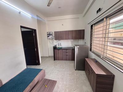 Kitchen Image of 450 Sq.ft 1 BHK Apartment / Flat for rent in Scheme No 113 Indore for Rs. 20000