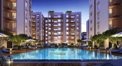 Image of 1567 Sq.ft 3 BHK Apartment / Flat for rent in TVS Emerald Peninsula, Manapakkam, Chennai for Rs. 41000