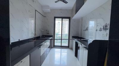 Kitchen Image of 1050 Sq.ft 2 BHK Apartment / Flat for rent in Sai Karishma Sundaram, Mira Road East Mira Bhayandar for Rs. 30000