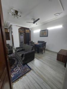Living Room Image of 1800 Sq.ft 3 BHK Builder Floor for rent in Lajpat Nagar New Delhi for Rs. 70000