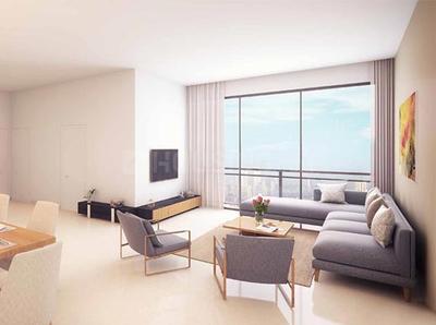 Hall Image of 1100 Sq.ft 2 BHK Apartment / Flat for rent in Monte South, Byculla Mumbai for Rs. 175000