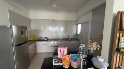 Kitchen Image of 1700 Sq.ft 3 BHK Apartment / Flat for rent in Altezza, Sargasan Gandhinagar for Rs. 45000