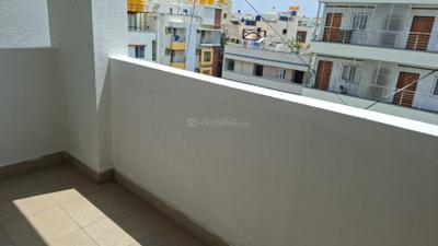 Balcony Image of 590 Sq.ft 1 BHK Builder Floor for rent in HSR Layout Bengaluru for Rs. 30000